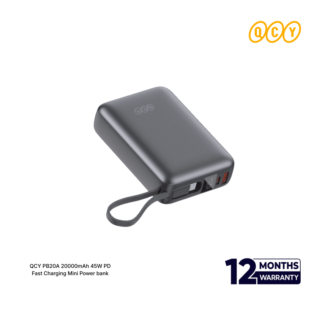 QCY PB20A 20000mAh 45W PD Fast Charging